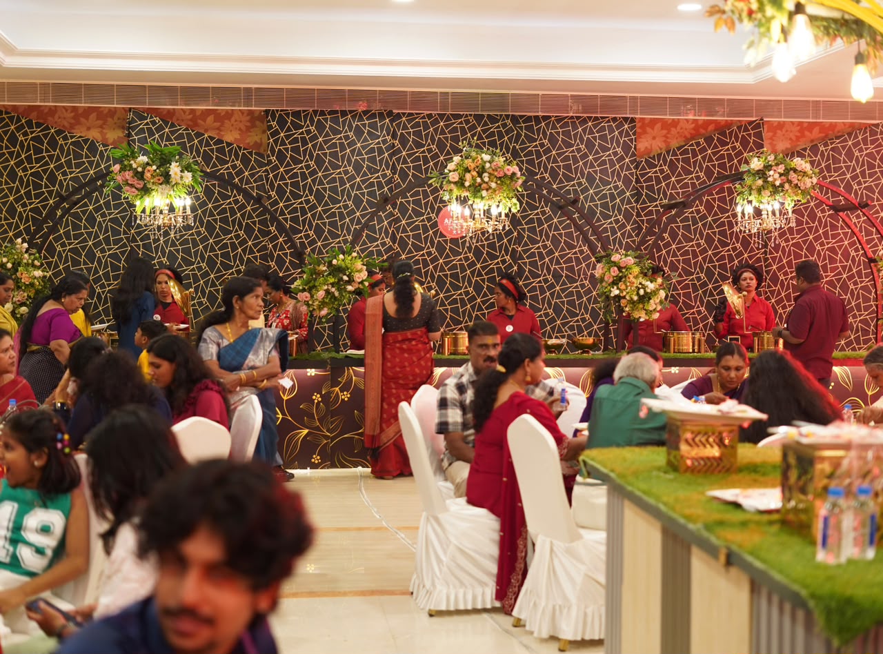 VIP dining hall setup